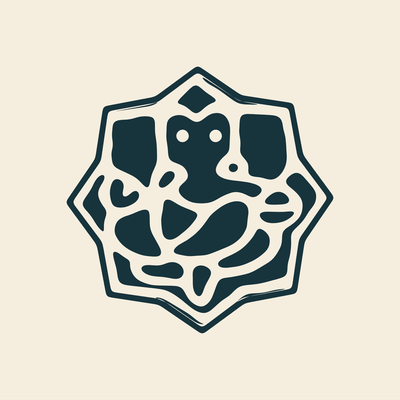 The Ganesha mark, River Ink on Khadi