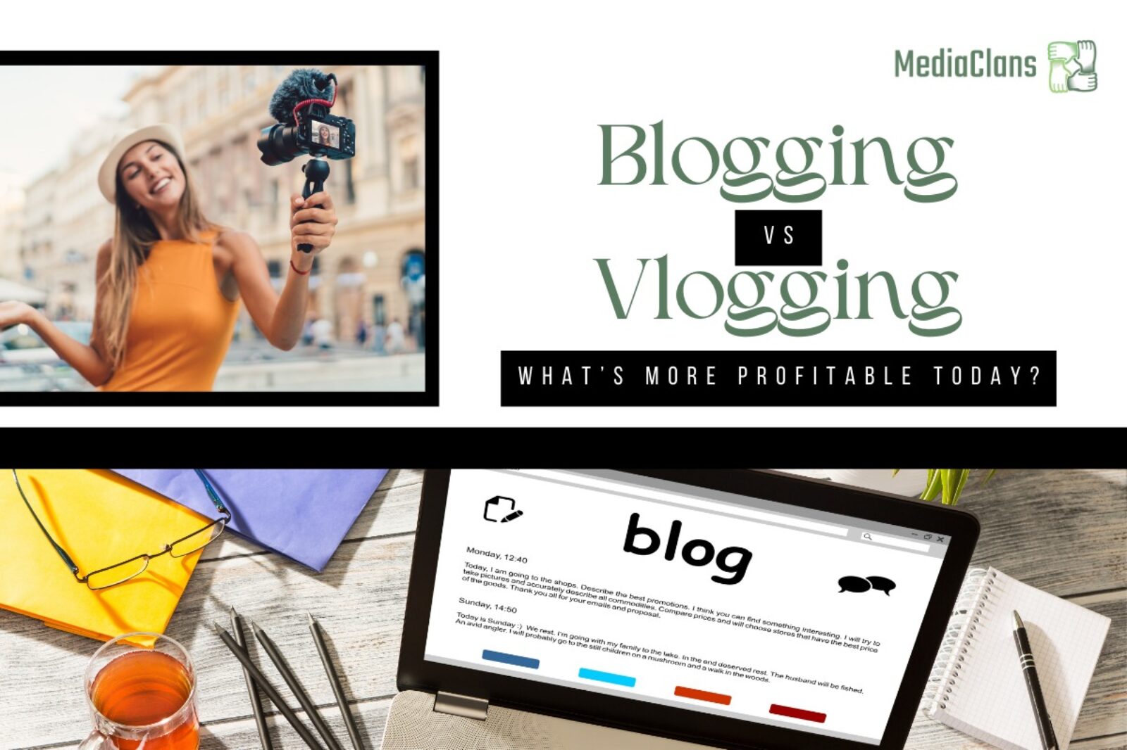 Blogging vs Vlogging