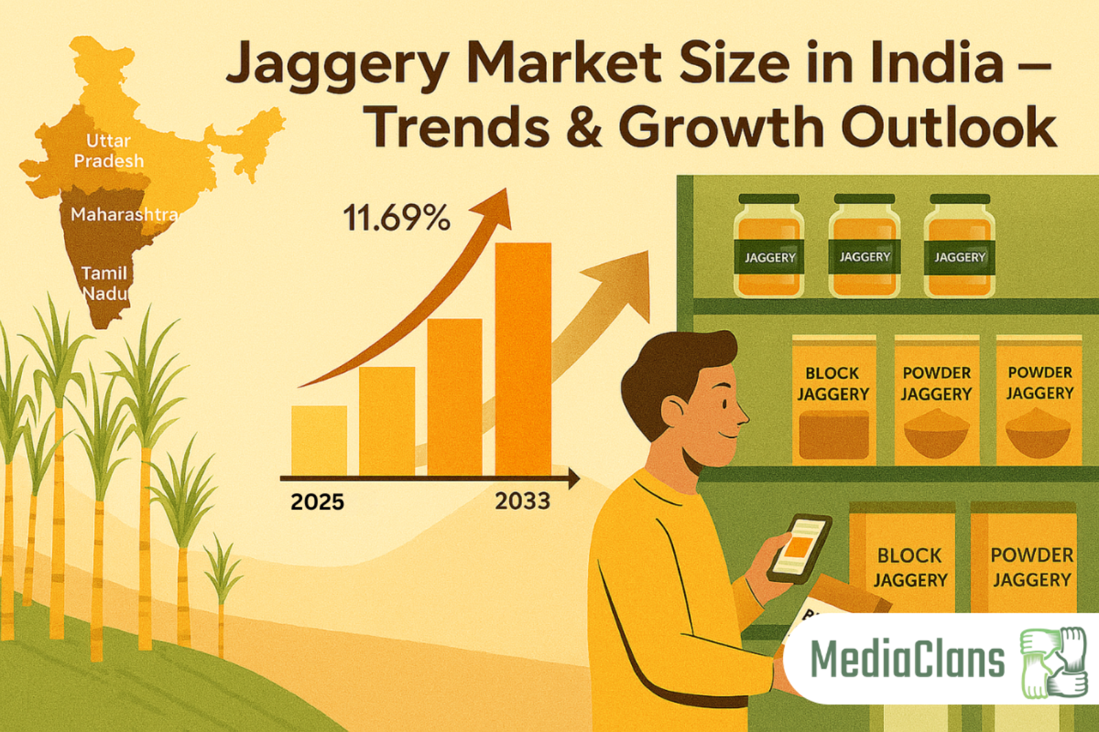 Jaggery market size